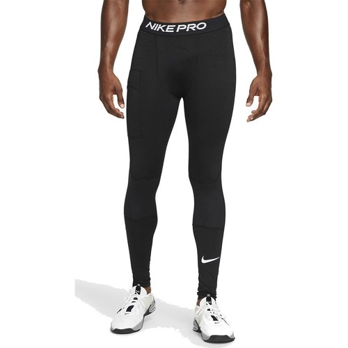 Textil Muži Kalhoty Nike Pro Warm Černá