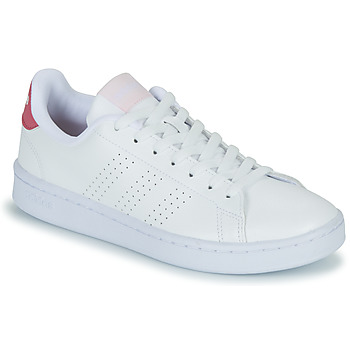 Boty Ženy Nízké tenisky Adidas Sportswear ADVANTAGE Bílá / Růžová