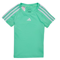 Textil Dívčí Trička s krátkým rukávem adidas Performance TR-ES 3S T Zelená