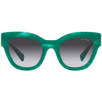 Hodinky & Bižuterie Ženy sluneční brýle Miu Miu Occhiali da Sole Miu Miu MU01YS 15H09S Zelená