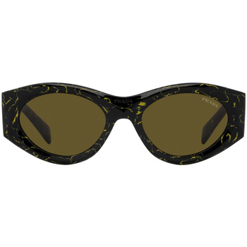 Hodinky & Bižuterie Ženy sluneční brýle Prada Occhiali da Sole  PR20ZS 19D01T Černá