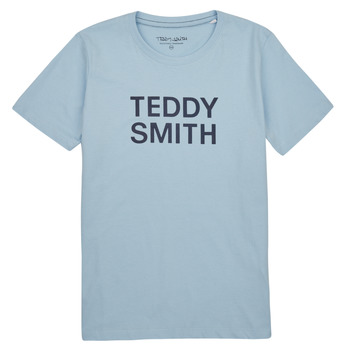Textil Chlapecké Trička s krátkým rukávem Teddy Smith TICLASS 3 MC JR Modrá / Světlá