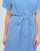 Textil Ženy Společenské šaty Vero Moda VMBUMPY SS CALF SHIRT DRESS NOOS Modrá