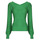 Textil Ženy Svetry Vero Moda VMNEWLEXSUN LS DOUBLE V-NCK BLOU GA REP2 Zelená