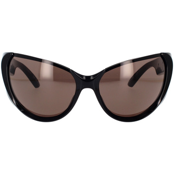 Hodinky & Bižuterie Ženy sluneční brýle Balenciaga Occhiali da Sole  BB0201S 001 Černá