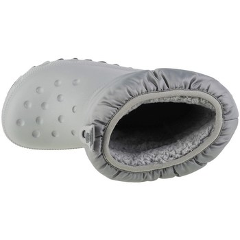Crocs Classic Neo Puff Boot Kids Stříbrná       
