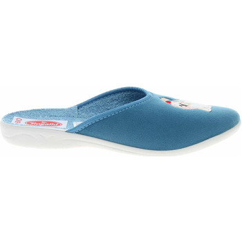 Boty Ženy Pantofle Rejnok Dovoz Dámské domácí pantofle Rogallo 27872 modrá Modrá