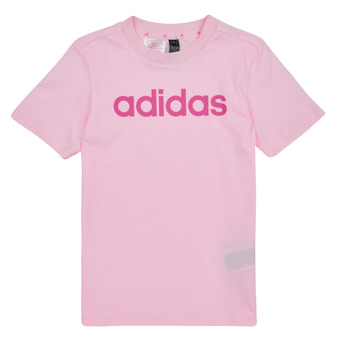 Textil Dívčí Trička s krátkým rukávem Adidas Sportswear LK LIN CO TEE Růžová / Světlá