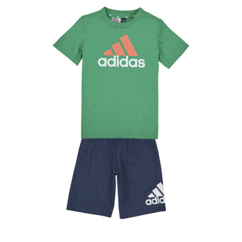 Textil Děti Set Adidas Sportswear LK BL CO T SET Modrá / Zelená
