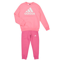 Textil Dívčí Teplákové soupravy Adidas Sportswear LK BOS JOG FL Růžová
