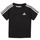 Textil Chlapecké Trička s krátkým rukávem Adidas Sportswear IB 3S TSHIRT Černá