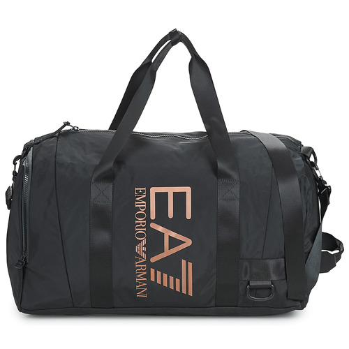Taška Sportovní tašky Emporio Armani EA7 VIGOR7  U GYM BAG - UNISEX GYM BAG Černá / Růžová / Zlatá