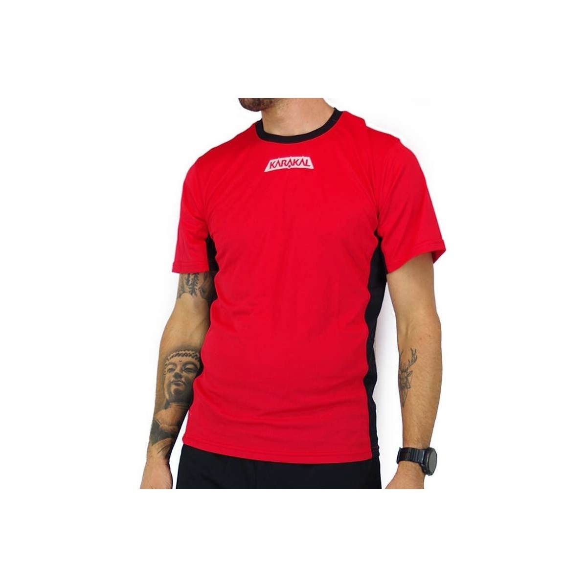 Textil Muži Trička s krátkým rukávem Karakal Pro Tour Tee Červená