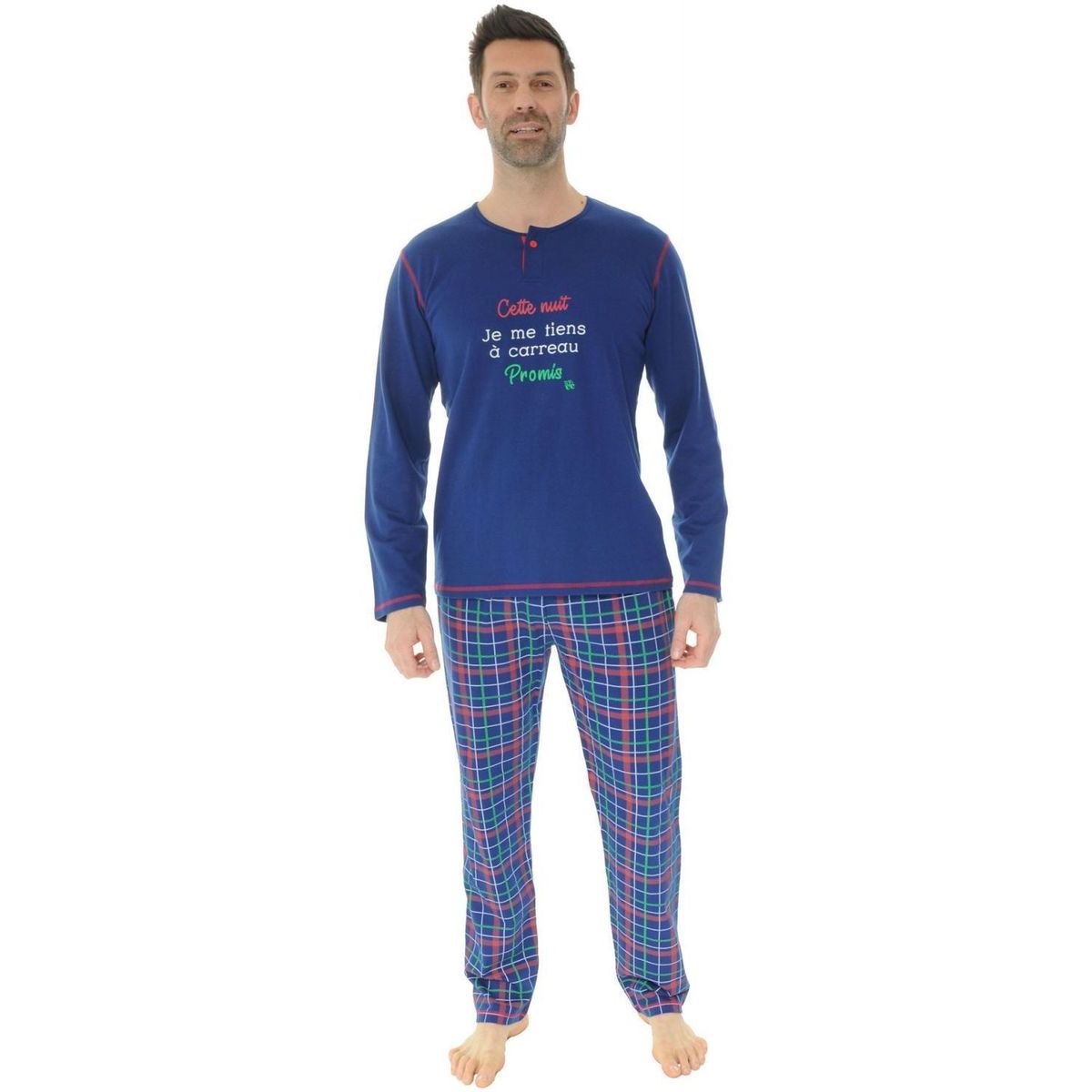 Textil Muži Pyžamo / Noční košile Christian Cane MEGASAGE Modrá
