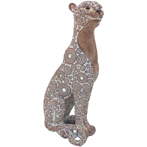 Bydlení Sošky a figurky Signes Grimalt Leopardská Postava Hnědá
