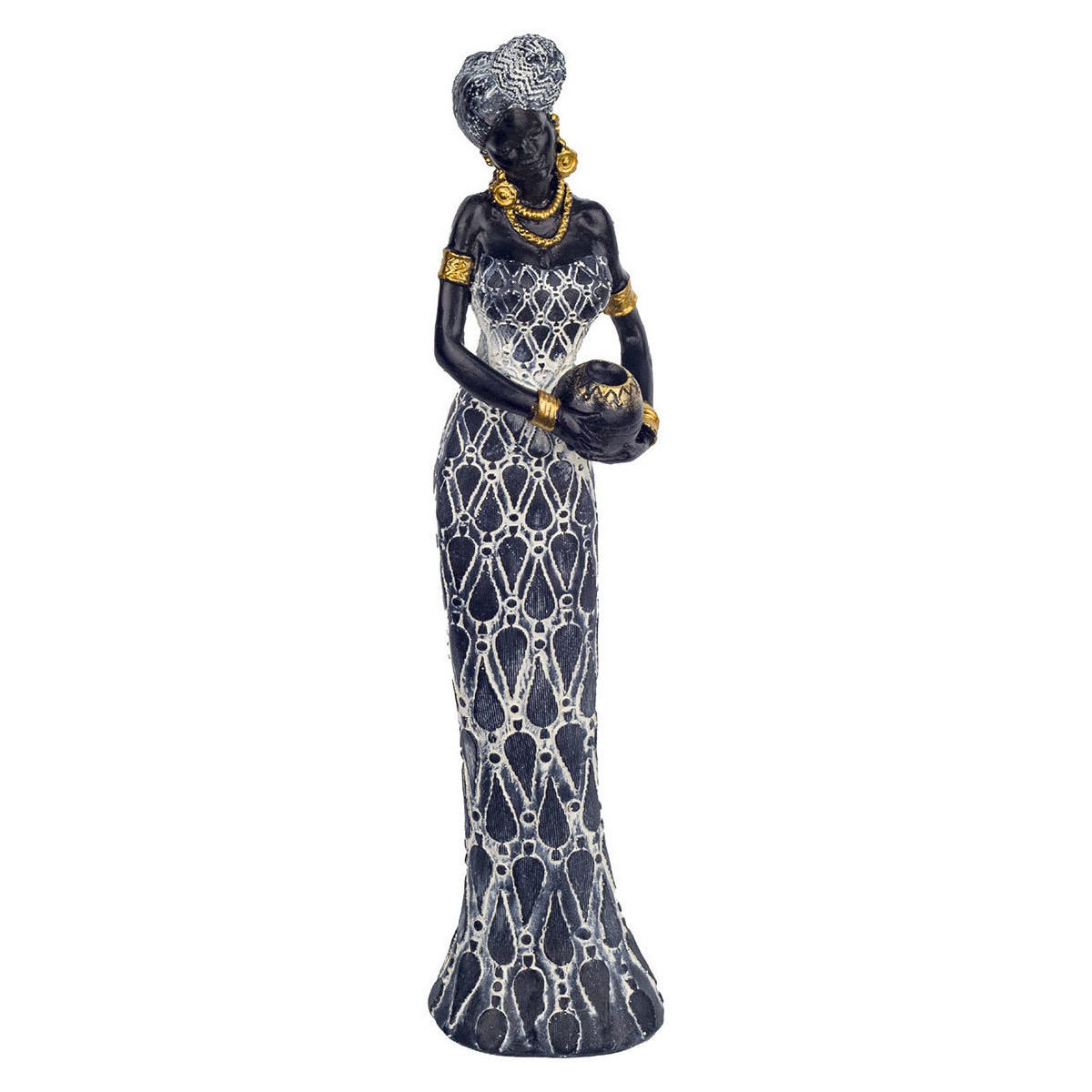 Bydlení Sošky a figurky Signes Grimalt Postava Africká Žena Hnědá