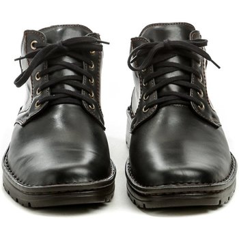 Bukat 281B černé pánské zimní boty Černá