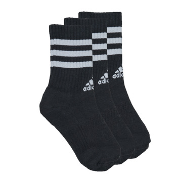 Doplňky  Sportovní ponožky  Adidas Sportswear 3S C SPW CRW 3P Černá / Bílá