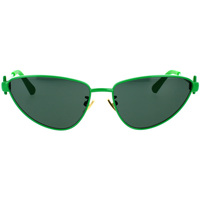 Hodinky & Bižuterie Ženy sluneční brýle Bottega Veneta Occhiali da Sole  BV1186S 004 Zelená