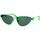 Hodinky & Bižuterie Ženy sluneční brýle Bottega Veneta Occhiali da Sole  BV1186S 004 Khaki