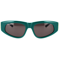 Hodinky & Bižuterie Ženy sluneční brýle Balenciaga Occhiali da Sole  Dynasty BB0095S 005 Zelená