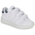 Boty Děti Nízké tenisky Adidas Sportswear ADVANTAGE CF C Bílá / Tmavě modrá