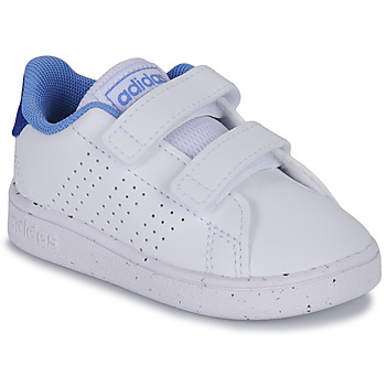 Boty Děti Nízké tenisky Adidas Sportswear ADVANTAGE CF I Bílá / Modrá