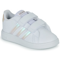 Boty Dívčí Nízké tenisky Adidas Sportswear GRAND COURT 2.0 CF Bílá / Růžová / Světlá