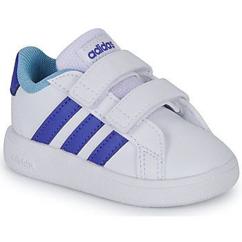 Boty Děti Nízké tenisky Adidas Sportswear GRAND COURT 2.0 CF Bílá / Modrá