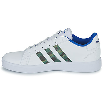 Adidas Sportswear GRAND COURT 2.0 K Bílá / Modrá / Maskovací