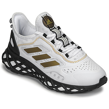 Boty Chlapecké Nízké tenisky Adidas Sportswear WEB BOOST J Bílá / Černá / Zlatá