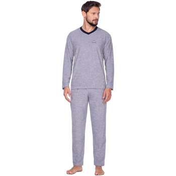 Textil Pyžamo / Noční košile Regina Pánské pyžamo 592 grey plus 