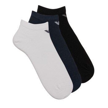 Doplňky  Muži Ponožky Emporio Armani IN-SHOE SOCKS PACK X3 Černá / Tmavě modrá / Bílá