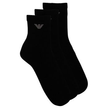 Doplňky  Muži Ponožky Emporio Armani SHORT SOSKS PACK X3 Černá