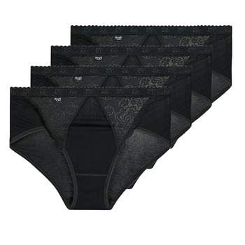 Spodní prádlo Ženy Kalhotky Sloggi  CHIC MIDI PACK X4 Černá