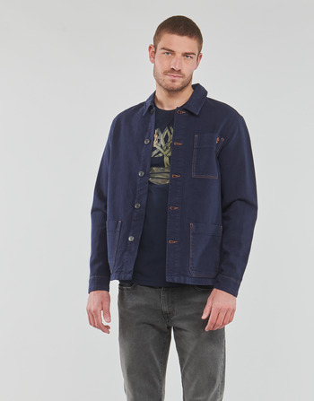 Textil Muži Bundy Timberland Work For The Future - Cotton Hemp Denim Chore Jacket Džínová modř