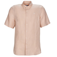 Textil Muži Košile s krátkými rukávy Timberland SS Mill River Linen Shirt Slim Růžová