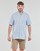 Textil Muži Košile s krátkými rukávy Timberland SS Mill River Linen Shirt Slim Modrá / Nebeská modř