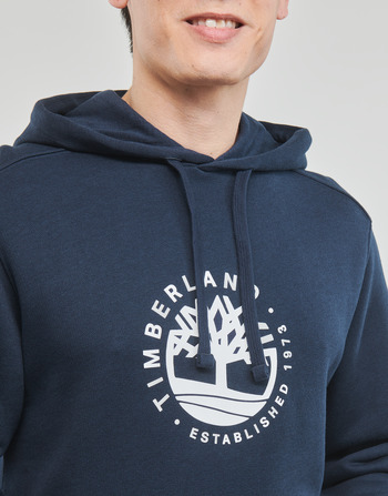 Timberland Refibra Logo Hooded Sweatshirt (Regular LB) Černá