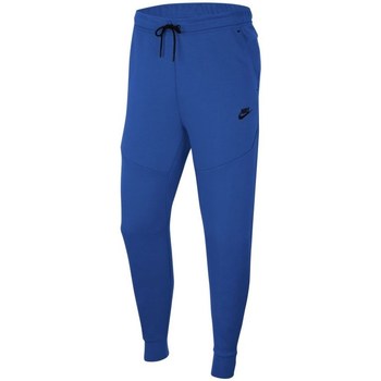 Nike Kalhoty Tech Fleece - Modrá