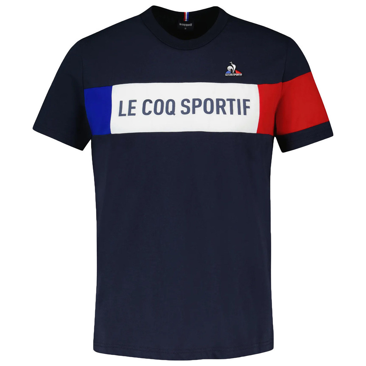 Textil Trička s krátkým rukávem Le Coq Sportif Tricolore Tee Modrá