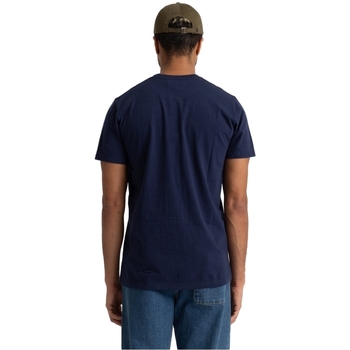 Revolution 1302 KEE T-Shirt - Navy Melange Modrá