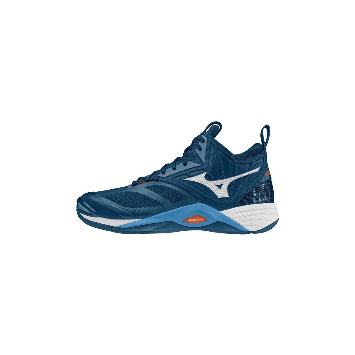 Boty Muži Multifunkční sportovní obuv Mizuno Wave Momentum 2 Mid Tmavomodré, Modré