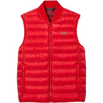 Textil Muži Oblekové vesty Lacoste CHALECO ACOLCHADO HOMBRE ALCOSTE BH0537 Červená