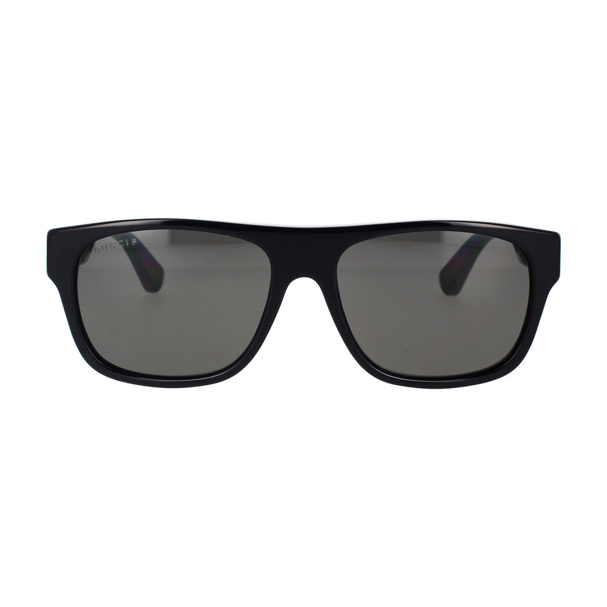 Hodinky & Bižuterie Muži sluneční brýle Gucci Occhiali da Sole  GG0341S 002 Polarizzati Černá