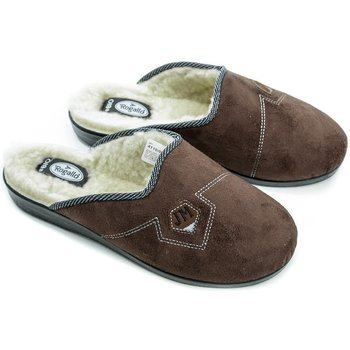 Rogallo 4110-007 hnědé pánské zimní papuče Hnědá