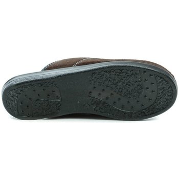 Rogallo 4110-007 hnědé pánské zimní papuče Hnědá