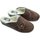 Boty Muži Pantofle Rogallo 4110-007 hnědé pánské zimní papuče Hnědá