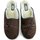 Boty Muži Pantofle Rogallo 4110-007 hnědé pánské zimní papuče Hnědá