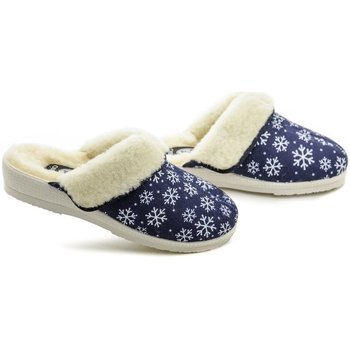 Rogallo 3330-011 modré dámské zimní papuče Modrá